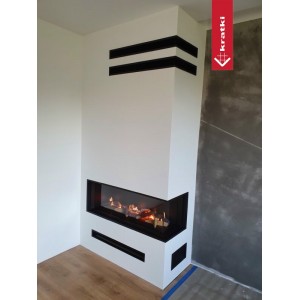 Газовая топка Kratki Leo P 100 G20 (магистральный газ)
