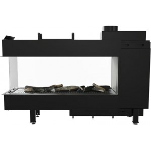 Газовая топка Kratki Leo LP 100 Tunel G20 (магистральный газ)