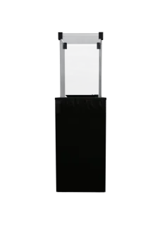 Газовый нагреватель Kratki PATIO M G31 37MBAR CZ - черное стекло, с ручным управлением