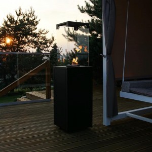 Газовый нагреватель Kratki Patio Light - сталь, РУ