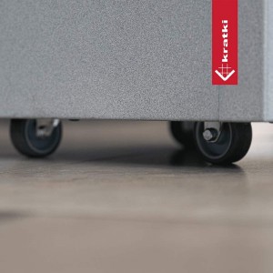 Газовый нагреватель Kratki Patio Light - сталь, РУ