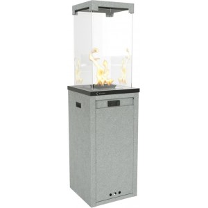 Газовый нагреватель Kratki Patio Light - сталь, РУ