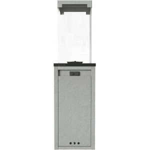 Газовый нагреватель Kratki Patio Light - сталь, РУ