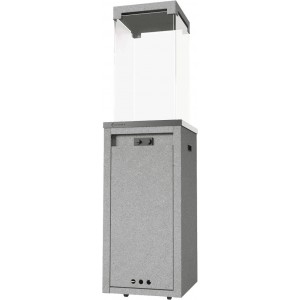 Газовый нагреватель Kratki Patio Light - сталь, РУ