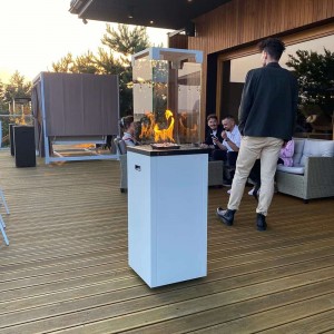 Газовый нагреватель Kratki Patio Light - сталь, РУ