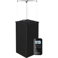 Газовый нагреватель Kratki Patio Mini G31 37MBAR S - сталь, пульт ДУ