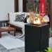 Газовый нагреватель Kratki Patio Mini G31 37MBAR S - сталь, пульт ДУ