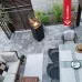 Газовый нагреватель Kratki Patio Mini G31 37MBAR S - сталь, пульт ДУ