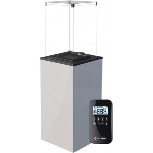 Газовый нагреватель Kratki Patio Mini G31 37MBAR - стекло, пульт ДУ