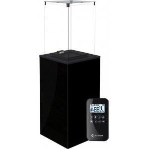 Газовый нагреватель Kratki Patio Mini G31 37MBAR - стекло, пульт ДУ