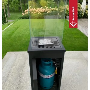 Газовый нагреватель Kratki Patio M G31 37MBAR S - сталь, РУ