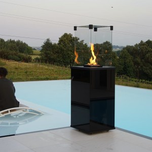 Газовый нагреватель Kratki Patio M G31 37MBAR - стекло, РУ