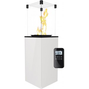 Газовый нагреватель Kratki Patio G31 37MBAR - стекло, пульт ДУ