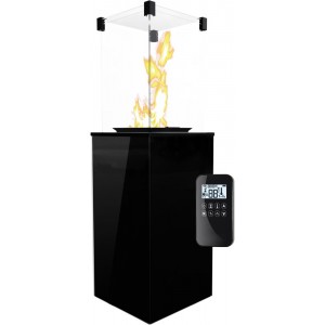 Газовый нагреватель Kratki Patio G31 37MBAR - стекло, пульт ДУ