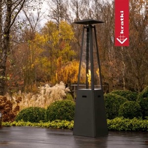 Газовый нагреватель Kratki Umbrella C G31 37MBAR S ZE с газовым оборудованием