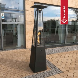 Газовый нагреватель Kratki Umbrella C G31 37MBAR S ZE с газовым оборудованием