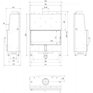 Каминная топка Kratki Lucy PW 20 W