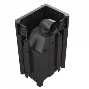 Каминная топка Kratki MBZ L BS G SG (гнутое стекло)