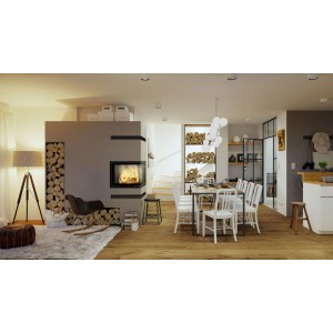 Каминная топка Kratki VNL 610 430