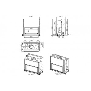 Каминная топка MCZ Forma B 95