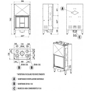 Каминная топка MCZ Plasma 75