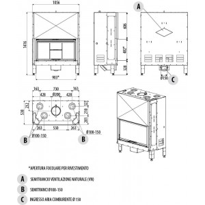 Каминная топка MCZ Plasma 95