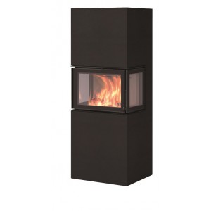 Камин Nordpeis Box Black + топка N-20U