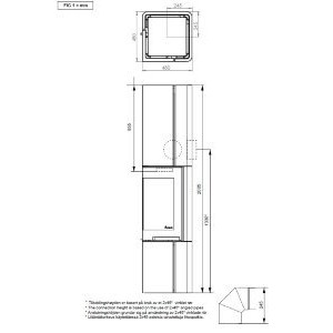 Печь-камин Nordpeis Havanna + топка S-31A, 6кВт