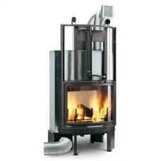 Каминная топка Palazzetti Ecomonoblocco 66 Bifacciale DX