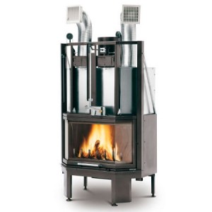 Каминная топка Palazzetti Ecomonoblocco 78 V08 Exagone