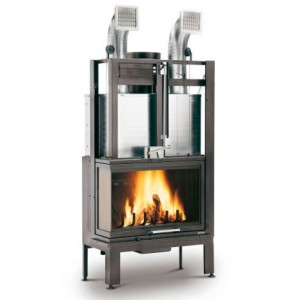 Каминная топка Palazzetti Ecomonoblocco 78 V08 SX, левая
