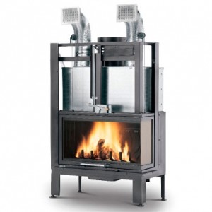 Каминная топка Palazzetti Ecomonoblocco 86 V08 DX, правая