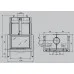 Каминная топка Palazzetti Ecomonoblocco 86 frontale