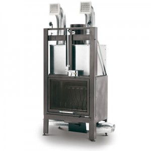 Каминная топка Palazzetti Ecomonoblocco 66 Bifacciale DX