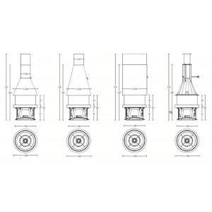 Каминная топка Piazzetta M360 T
