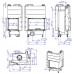 Каминная топка Romotop Heat Silent R/L 3G L 65.51.40.24