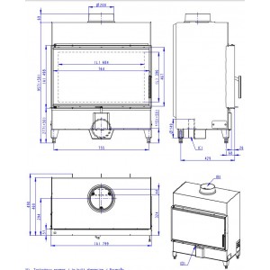 Каминная топка Romotop Heat 2G 80.50.01