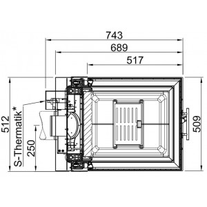 Каминная топка Spartherm Arte U-50h
