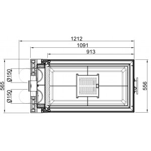 Каминная топка Spartherm Arte U-90h