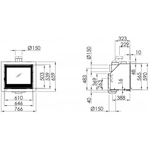 Каминная топка Spartherm Kassette M 700