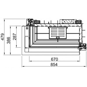 Каминная топка Spartherm Lean 2L-70h/2R-70h