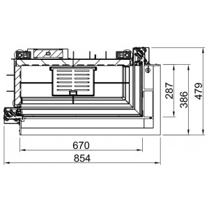 Каминная топка Spartherm Lean 2L-70h/2R-70h