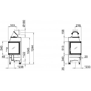 Каминная топка Spartherm Mini 2L/2R
