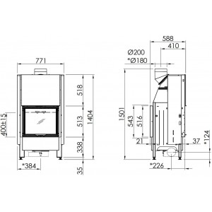 Каминная топка Spartherm Mini S-FDh