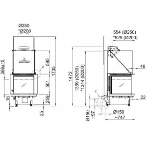 Каминная топка Spartherm Premium A-U-50h