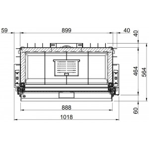 Каминная топка Spartherm Premium V-1V-87h