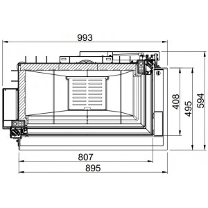 Каминная топка Spartherm Premium V-2L-80h/V-2R-80h
