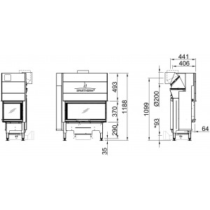 Каминная топка Spartherm Varia AS-2Lh/AS-2Rh