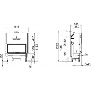 Каминная топка Spartherm Varia ASh
