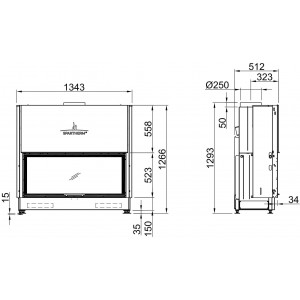 Каминная топка Spartherm Varia B-120h